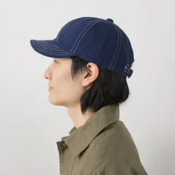 HIGHER / Blue Selvage Denim Cinchback Cap