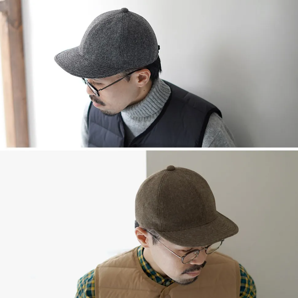 HIGHER / Melton Long Brim Cap