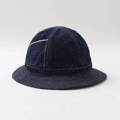 HIGHER / Selvage Denim Panel 6 Hat - Onewashed