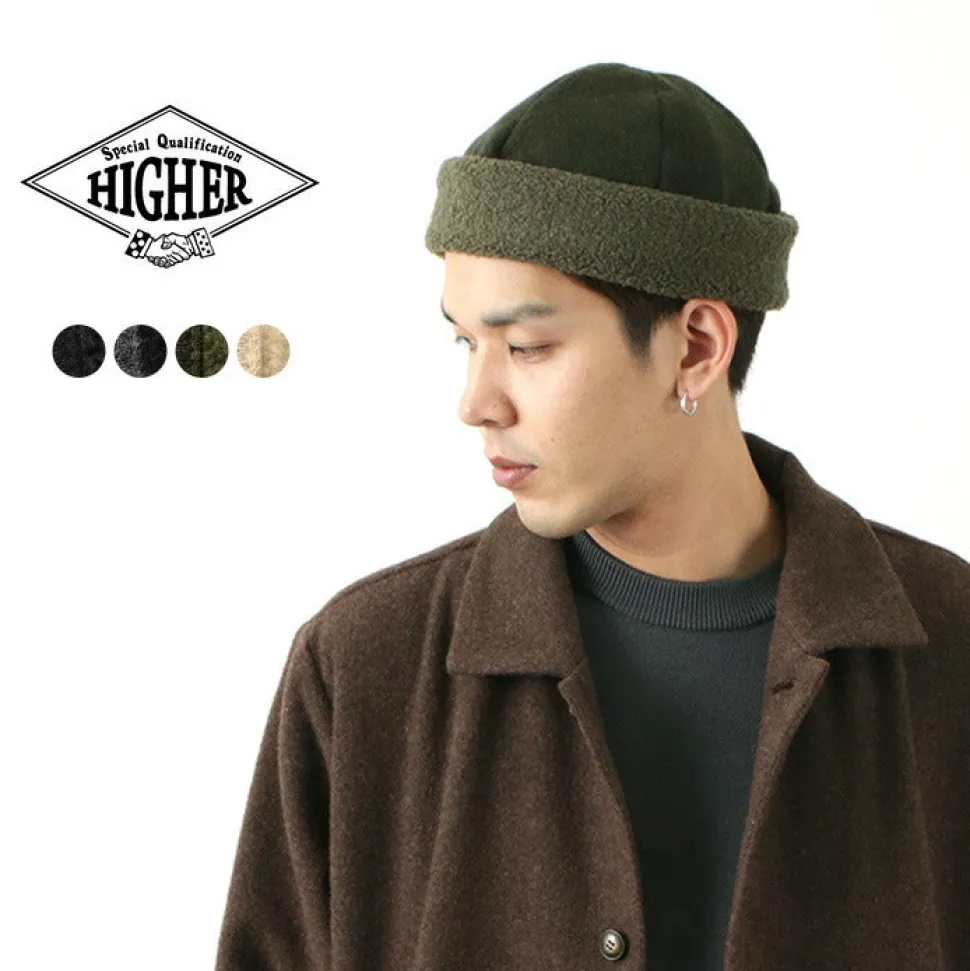 HIGHER / Vintage Wool Flannel Beanie