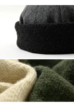 HIGHER / Vintage Wool Flannel Beanie