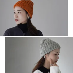 HIGHLAND 2000 / Bob Cap Tuck Stitch (Alpaca x British Wool Mix)