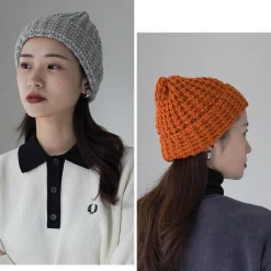 HIGHLAND 2000 / Bob Cap Tuck Stitch (Alpaca x British Wool Mix)