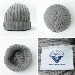 HIGHLAND 2000 / Cotton 2×2 ribbed bobby cap
