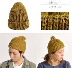 HIGHLAND 2000 / Cotton Linen Short Knitsted Cap