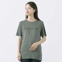 HOUDINI / Tree Tee Drawing logo /wood pulp T-shirt