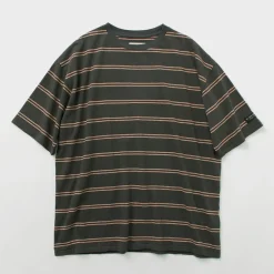 ILL ONE EIGHTY / Retro stripe T-shirt
