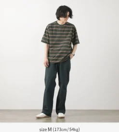 ILL ONE EIGHTY / Retro stripe T-shirt