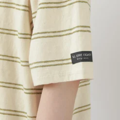 ILL ONE EIGHTY / Retro stripe T-shirt