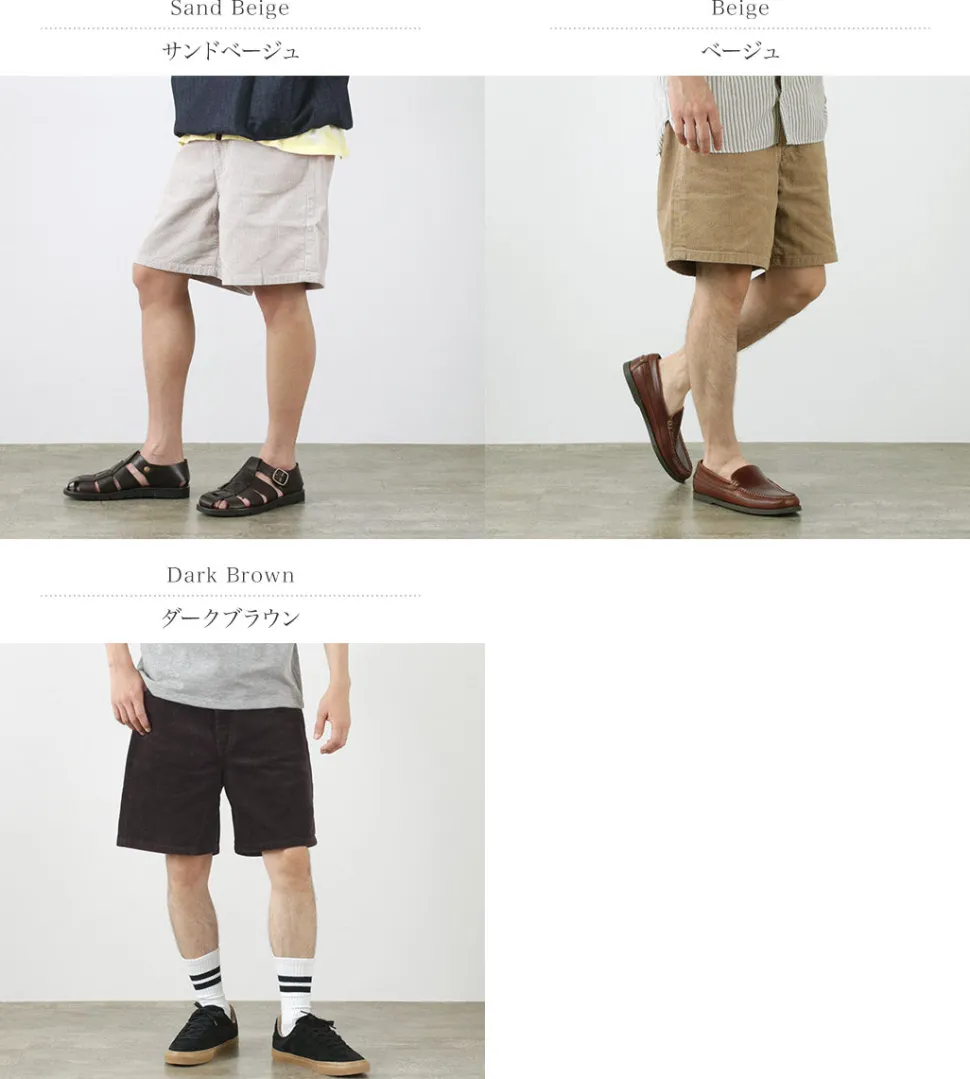 JAPAN BLUE JEANS / J312571 CALIF Summer Corduroy Baggy Shorts