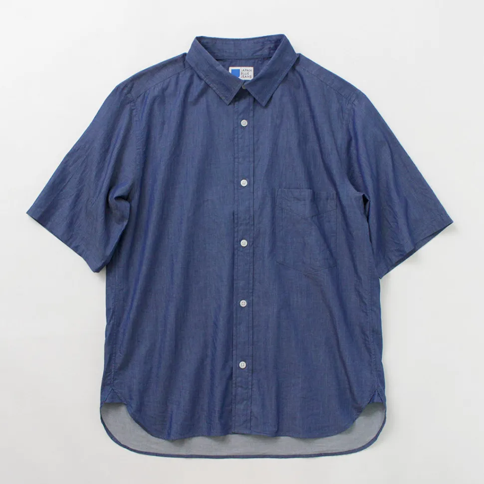 JAPAN BLUE JEANS / 3oz denim short sleeve shirt