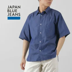 JAPAN BLUE JEANS / 3oz denim short sleeve shirt