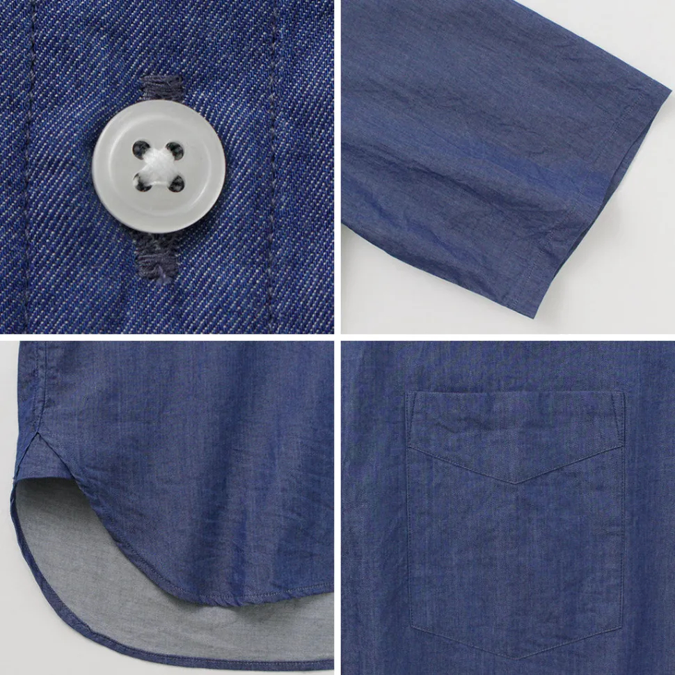 JAPAN BLUE JEANS / 3oz denim short sleeve shirt