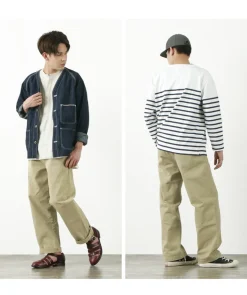 JAPAN BLUE JEANS / RJB802012oz selvedge chino 1-tuck wide trousers