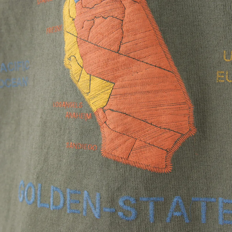 JHANKSON / California Maps short sleeve T-shirt