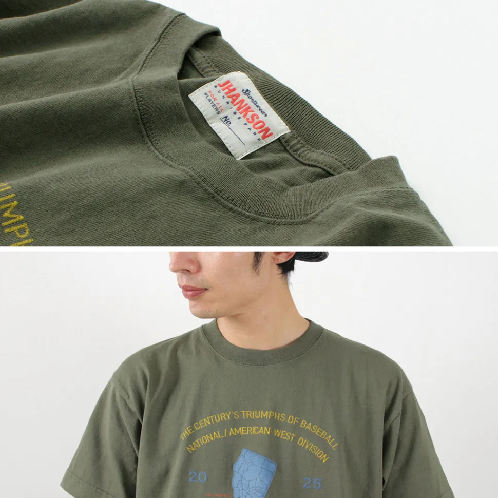 JHANKSON / California Maps short sleeve T-shirt