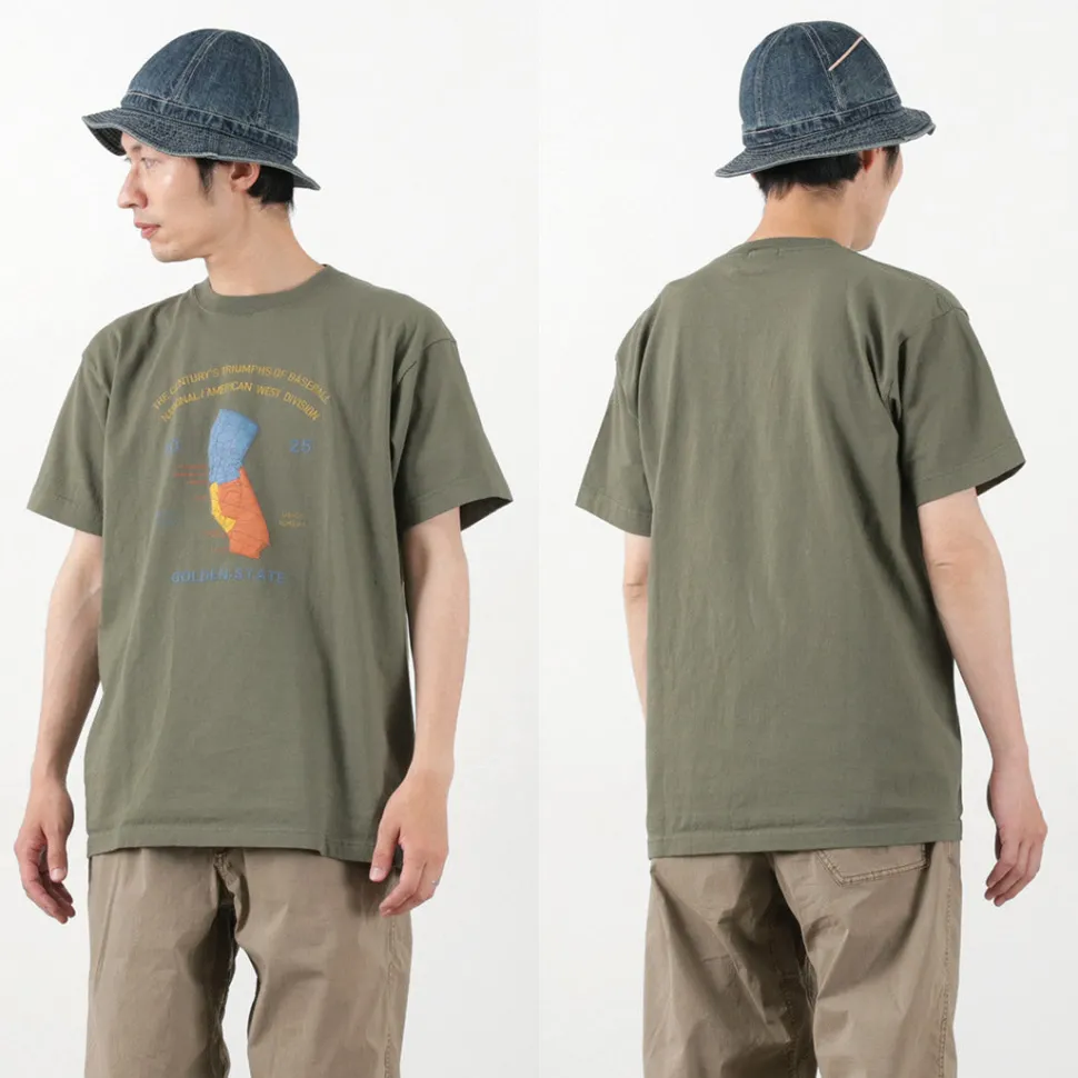 JHANKSON / California Maps short sleeve T-shirt