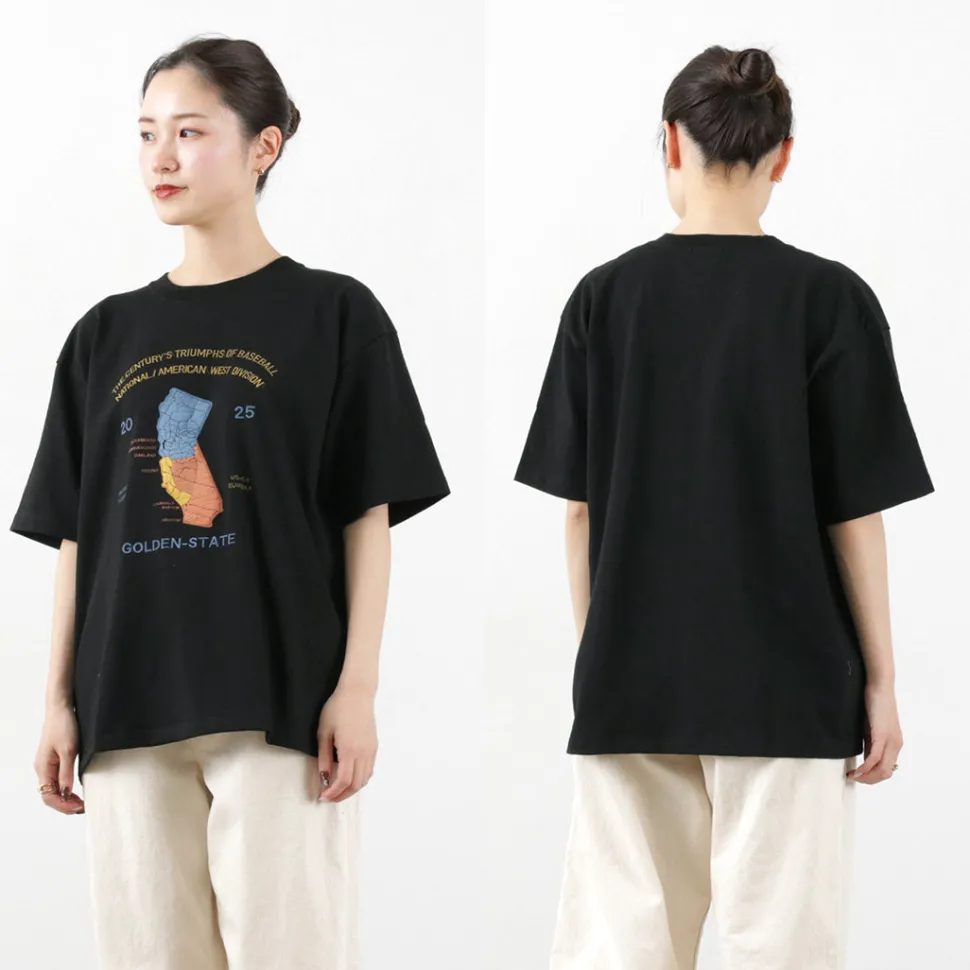 JHANKSON / California Maps short sleeve T-shirt