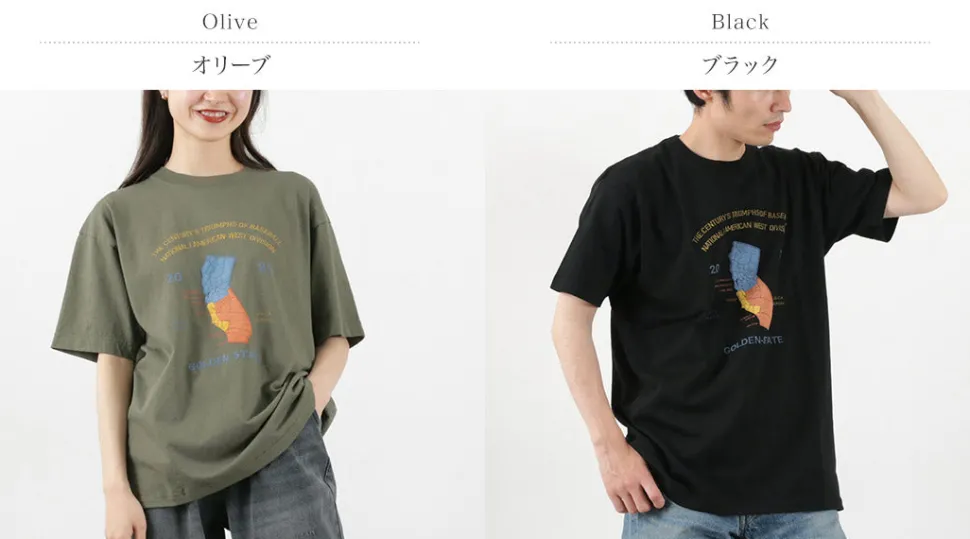 JHANKSON / California Maps short sleeve T-shirt