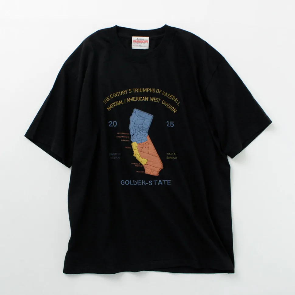 JHANKSON / California Maps short sleeve T-shirt