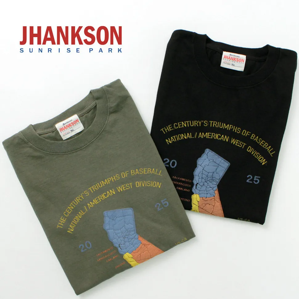 JHANKSON / California Maps short sleeve T-shirt