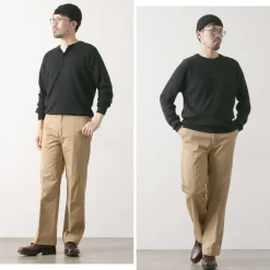 JOHN SMEDLEY / A4713 30G Henry Neck Ribbed Sweater