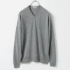 JOHN SMEDLEY / Merino Wool 30 Gauge 30 Gauge V-Neck Knit MODERN FIT