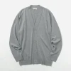 JOHN SMEDLEY / Merino Wool 24 Gauge V-Neck Knit Cardigan