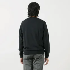 JOHN SMEDLEY / Merino Wool 30 Gauge 30 Gauge V-Neck Knit MODERN FIT