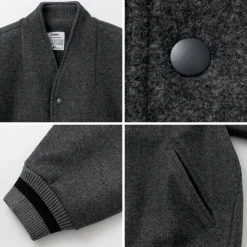 KELEN / Collarless Egg Jacket