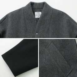 KELEN / Collarless Egg Jacket