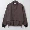 KELEN / Layering Ribbed Shirt Jacket
