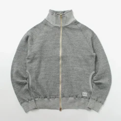 KEPANI / Great Smoky Raffybrushed-lining stand neck sweatshirt jacket