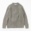 KERRY WOOLLEN MILLS / 7G 1PLY fisherman rib crew neck knit