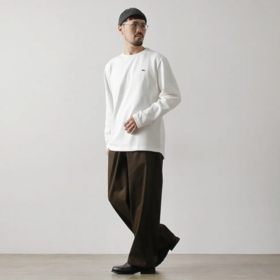 LACOSTE / Classic Fit Pique Long Sleeve T-Shirt