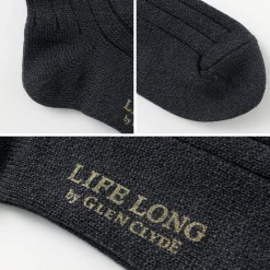 LIFE LONG BY GLEN CLYDE / TS-1 Cotton and Cordura ribbed socks