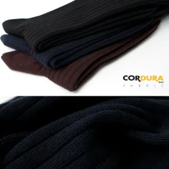 LIFE LONG BY GLEN CLYDE / TS-5 Cotton and Cordura Rib Socks