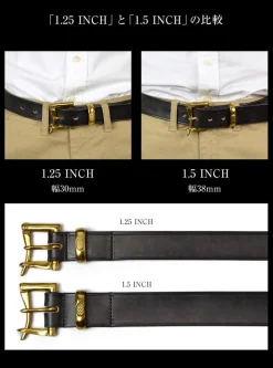 MARTIN FAIZEY / 1.25 inch (30mm) quick release leather belt