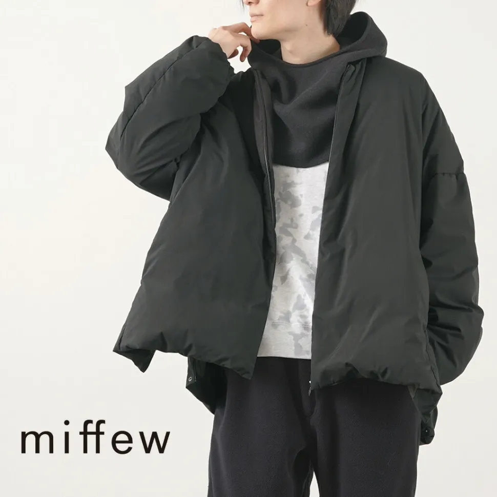 MIFFEW / Collarless Over Down Jacket