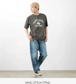 MIXTA / Basic crew print T-shirt (dog park)