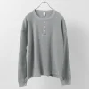 MOC T / Heavy Neon Waffle Henry Neck Pullover