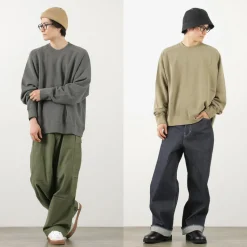 MOC T / Neon Script Loopwheel Overdyed Raglan Long Sleeve Sweatshirt