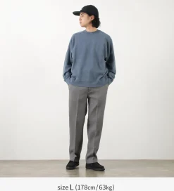 MOC T / Neon Script Loopwheel Overdyed Raglan Long Sleeve Sweatshirt