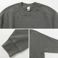 MOC T / Neon Script Loopwheel Overdyed Raglan Long Sleeve Sweatshirt