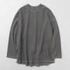 MOC T / Plating Jersey Crew Neck Long Sleeve Big Tee