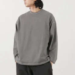 MOC T / Plating Jersey Crew Neck Long Sleeve Big Tee