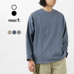 MOC T / Plating Jersey Crew Neck Long Sleeve Big Tee