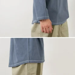 MOC T / Plating Jersey Crew Neck Long Sleeve Big Tee