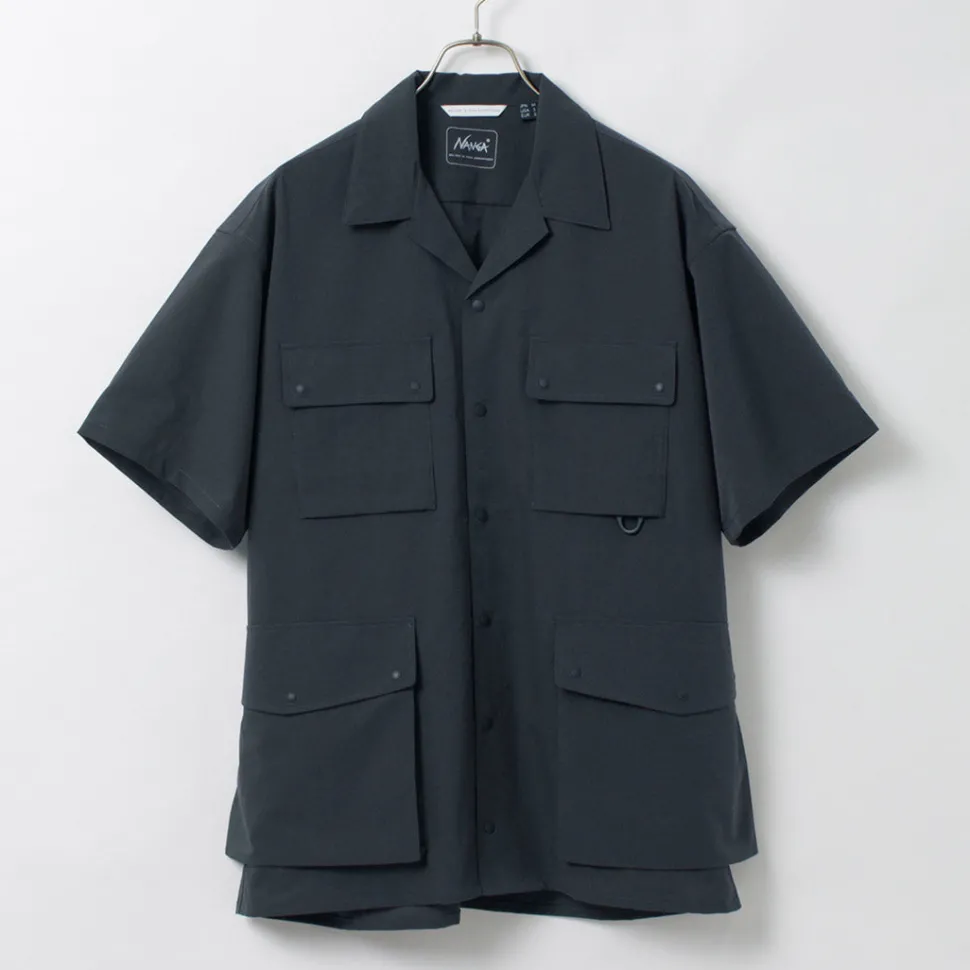 NANGA / Dot Air Utility pocket Short Sleeve Shirt