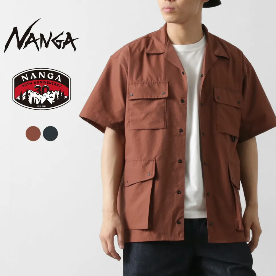 NANGA / Dot Air Utility pocket Short Sleeve Shirt